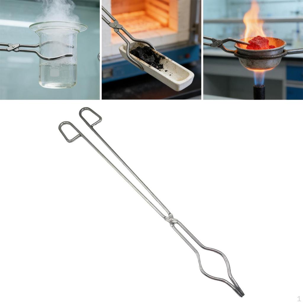 Crucible Tongs Melting Plier Holder Furnace Metalworking Tool for