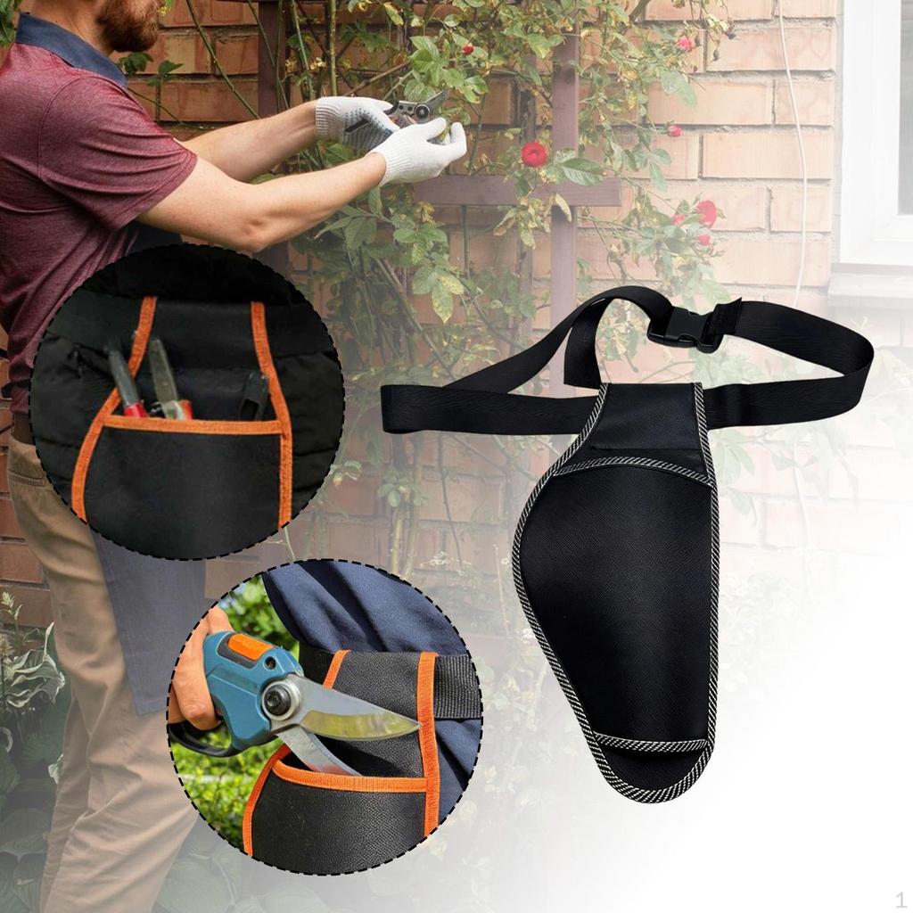 Scissors Garden Tool Bag Pocket Cover Belt Pouch Storage Holder for Farm Men Garage Husband