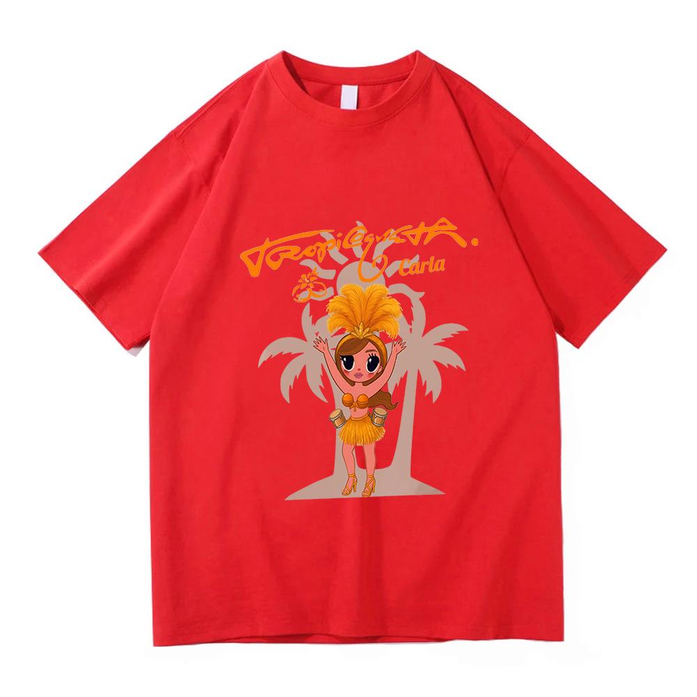 KAROL G Tropicoqueta T-shirt Short Sleeve Cotton Women Tshirts Casual 2025 Album Graphic Print T Shirt Singer Fashion Girl Tees