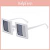 Fashion Square Sunglasses With Duallayer Silver Lenses Uv400 For Summer Travel And Parties