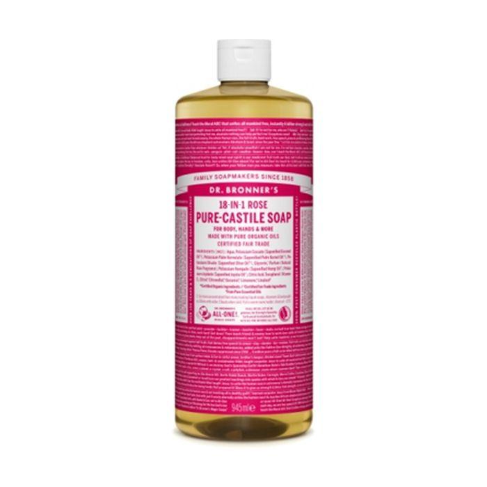 DR. BRONNERS - Savon Liquide À La Rose 945 Ml