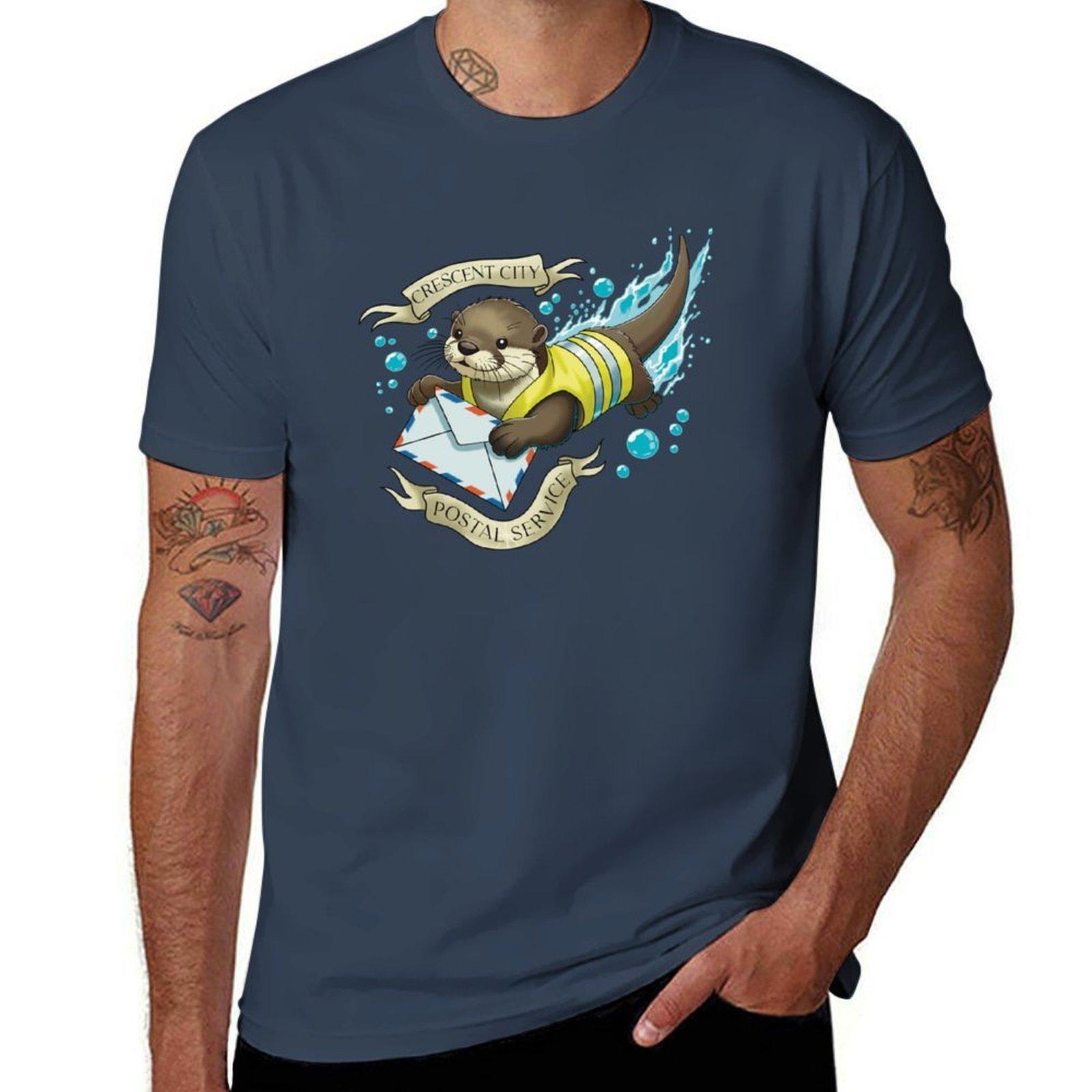 Crescent City Otter Postal Service TShirt Plus Size Gym Sports TShirt S