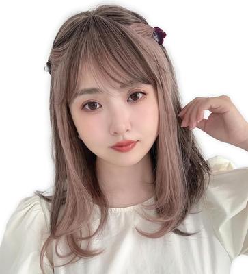 [BrightLala] Medium Full Wig, Semi-Long, Curly Wig, Women's Wig, tf1761-GRC