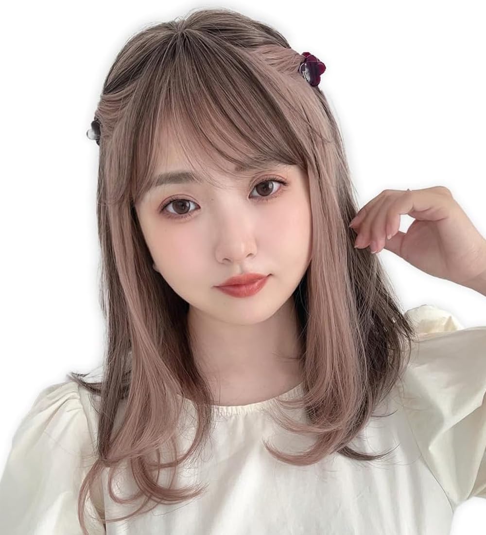 

Brightlara Medium Full Wig, Semi-Long Curly Wig, Women s Wig, tf1761-GRC