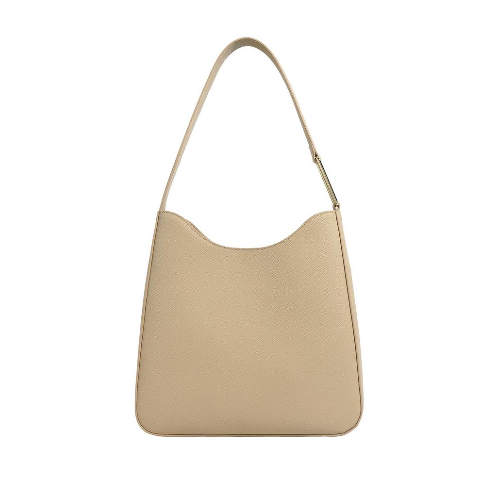 Large Capacity Genuine Leather Cowhide Shoulder Bag - Palm Print, Versatile Handbag for Autumn/Winter Commuting