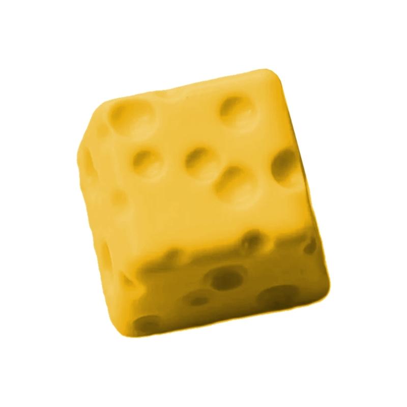 ESC Cheese Keycap Durability Resin Construction for Mechancial Keyboards Accessory ESC Keycap 1PC