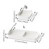 4PCS Wall Mounted Hanging Storage Box Plastic Drawers Hanging Organizer  Kitchen