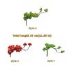 Plastic Artificial Plant Flexible Welcome Pine Tree Vase Plant Simulated Pine  Foyer Decor