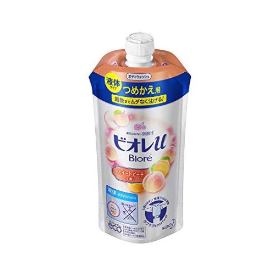 Kao Biore u Sweet Peach Scent Refill 340ml (Set of 3)