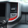 Console Control Air Condition Vent Cover Strip For Dodge Ram 1500 18+ Red Carbon