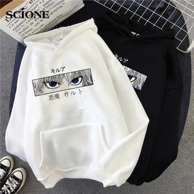 Women Hoodies Hunter X Hunter Women Pullovers Hoodies Sweatshirts Killua Zoldyck Print Anime Streetwear Tops