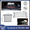 Filet de coffre arrière de voiture pour Jaecoo J5 5 EV 2025~2027 2026 Rangement Résistant à l'usure Maintien de la cargaison Bagages Organisateur en nylon Intérieur de voiture