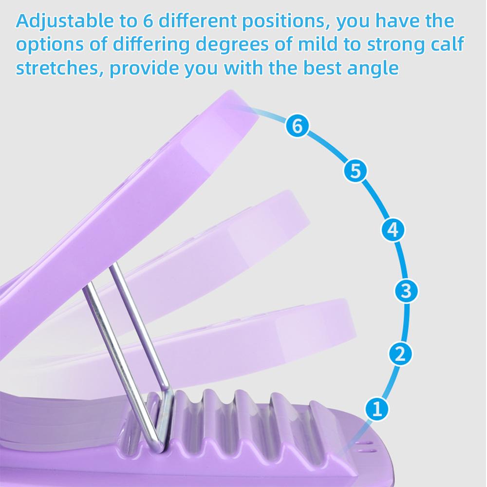 Justerbar Slant Board Balancing Board Snøringsplate Fitness Pedal for Ben Stretch Training
