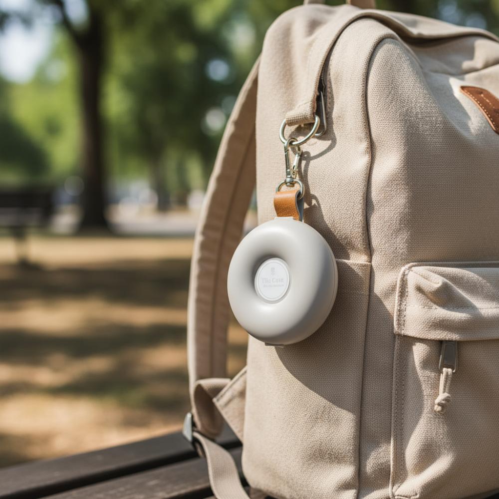 Portable Donut with Strap = Treasure Storage - Pill, Precious Metals such as Rings and Earrings