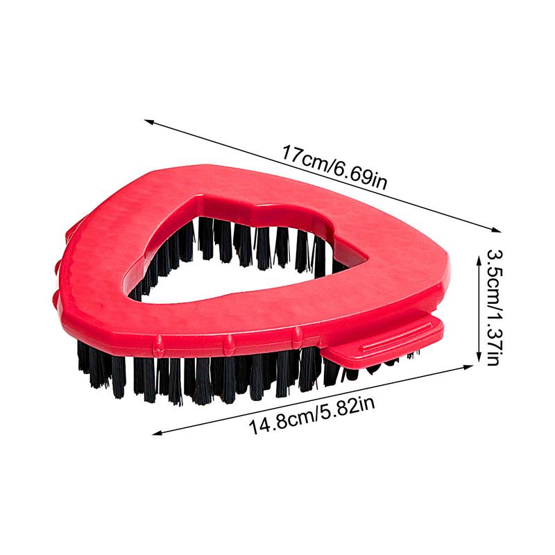 Triangle Rotating Mop Scrub Brush Head Multi-Functional SnapOn Scrub Head Floor Cleaners For Easy Floor Cleaning