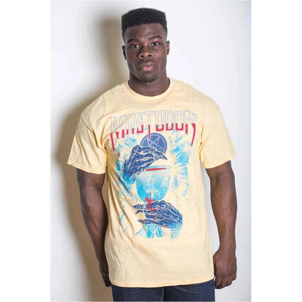 Mastodon  Unholy Ceremony  Pale Yellow T shirt - NEW XL