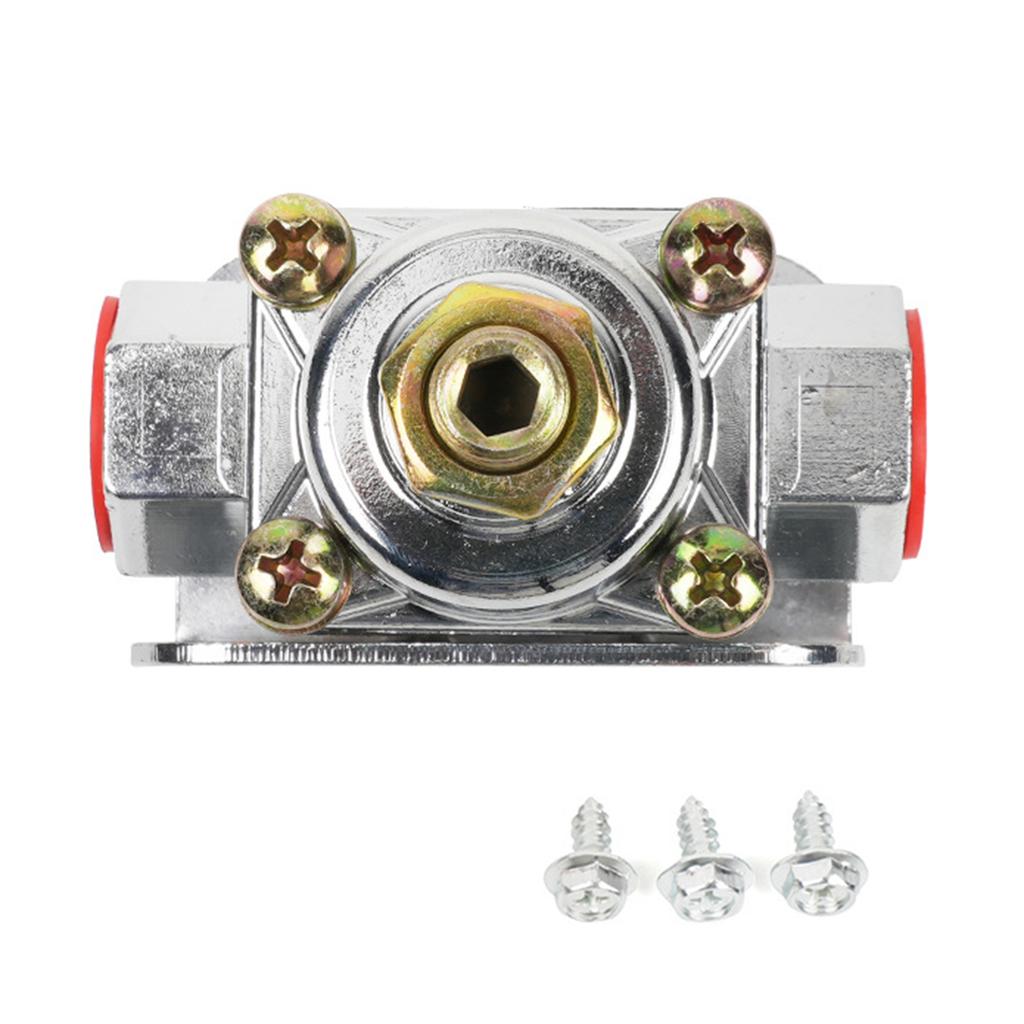 Performances Fuel Pressure Regulator Car Fuel Pressure Control Valve for Carburetor Engine 3/8'' Connection