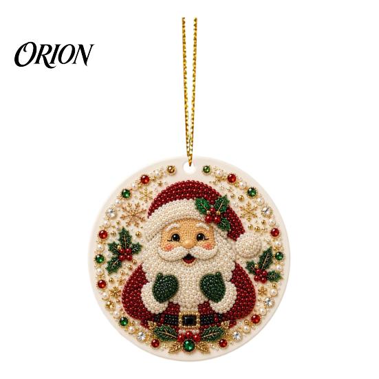 Holiday Tree Decorations Christmas Acrylic Hanging Ornament, Double Side Printed Ornament Decor Pendant, Festive Home Decoration Special