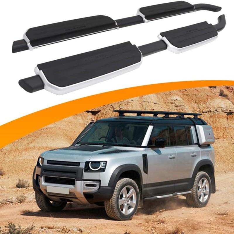 For 2020-2025 Land Rover Defender Nerf Bars Wear Resist Multi-Function Rail Board High Load-Bearing Auto Repairing Accessories