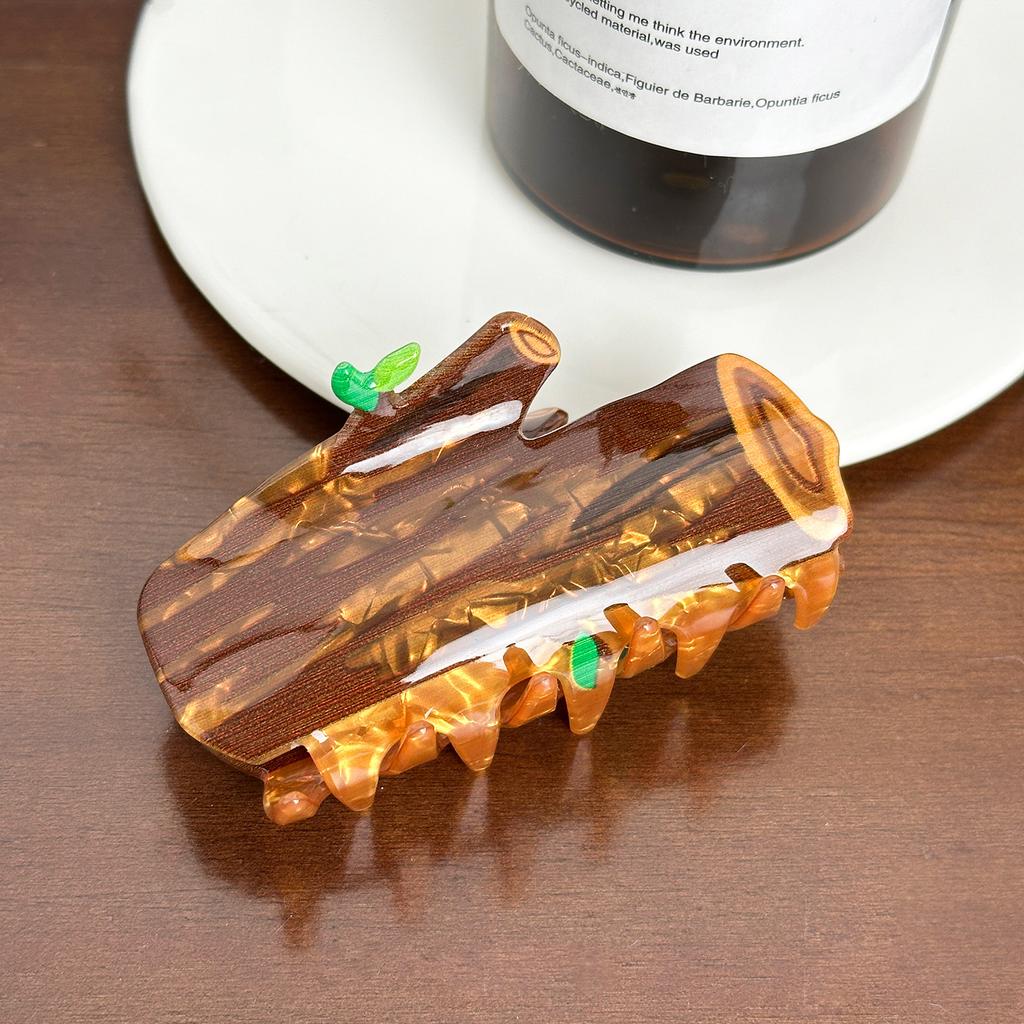 Acrylic Eyecatching Printed Hair Clips In Assorted Colors For Effortless Styling Hair