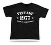 Vintage 1977 Aged To Perfection Present T‑Shirt