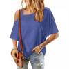 2024 Women's Casual Off-the-Shoulder Short-Sleeve T-Shirt