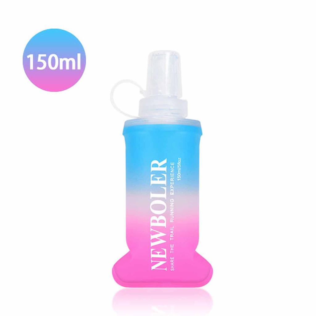 Gradient Sports Soft Water Bottle, Foldable Portable Soft Flask for ,  Running, Cycling & Outdoor Fitness, Lightweight Hydration Bottle
