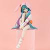 14cm Hatsune Miku Anime Anime Action Figure Rabbit Ear Pajamas Model Toy Toy PVC Collection Ornaments Decoration Gifts