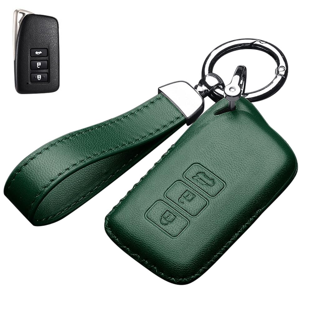 [LETINGFAR] Key Case Lexus Smart Key Case Key Cover Genuine зелёный