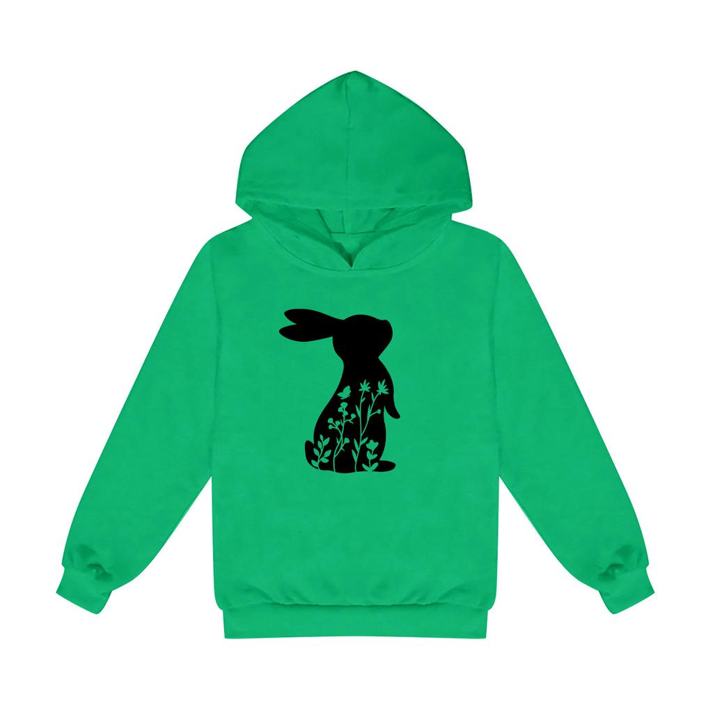 Außenhandels-Explosion Osterhase-Druck Kinderkleidung lässiger Pullover Frühling und Herbst neue Kapuzenoberteile für Damen und Herren
