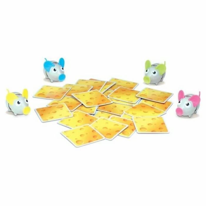 Card Game - EDUCA - PIC &; POUIC MOUSE - Multicolored - 2 Players or More - 3 Years Old