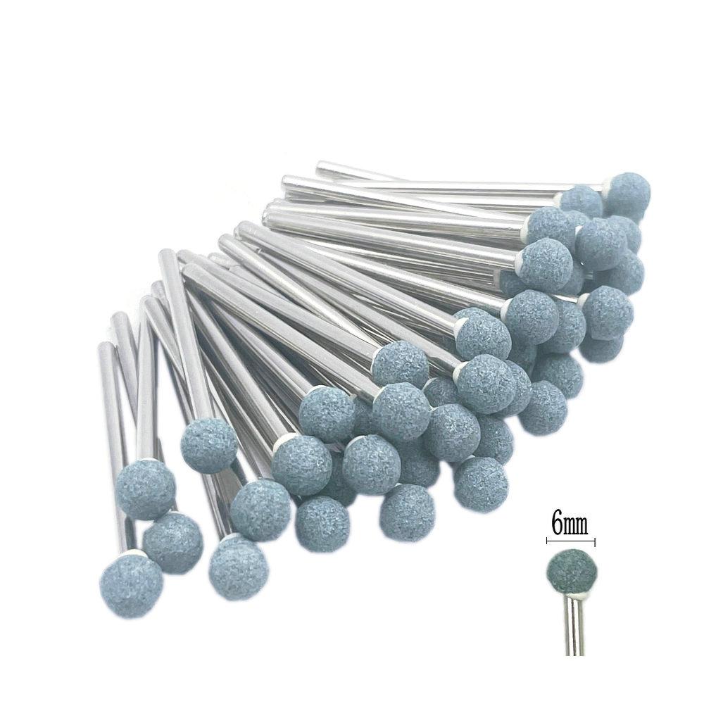 50pcs/set  Dental Stone Grinder Polisher Burs For Contouring Shaping Porcelain Dental Rotary Stone Polisher 2.35mm Shank