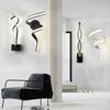 Modern Minimalist LED Wall Lamp Home Indoor Decor Wall Sconce For Living Room Bedroom Bedside Lustres Backgroud Light Decoration
