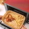 100pcs Disposable Air Fryer Liners: Rectangular Parchment for Easy Cleanup & Healthy Cooking