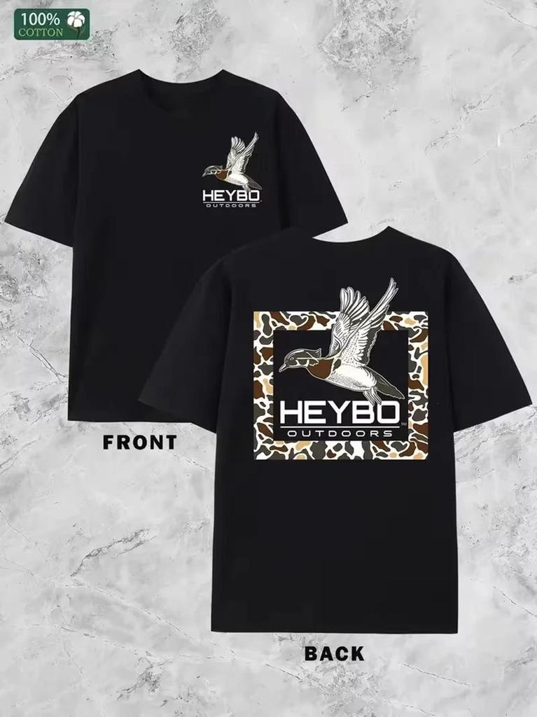 Heybo Outdoors Men'S & Women'S 100% Bird Graphic T-Shirt - Lightweight Breathabl