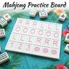 Yousheng Mahjong Solo Übungsbrett 3D Gedrucktes Mahjong Trainingswerkzeug Amerikanisches Mahjong Strategiehilfe Leicht Tragbar Spieler Üben