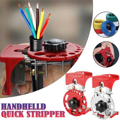 Taşınabilir El Bakır Tel Striptizci Makinesi Elektrik Kablo Tel Sıyırma Kesici