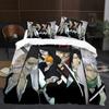 Japan Anime BLEACH Bedding Set Cartoon Comforter Duvet Cover Sets Bed Linen Twin Queen King Single Size Home Decor Boys Kawaii