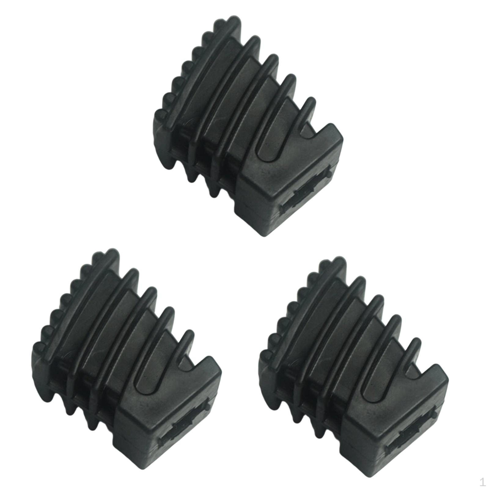 

Set Drum Stand, Stand Feet, Parts, DIY Pads, Sturdy, Nonslip Leg Protectors Made of Black Style B