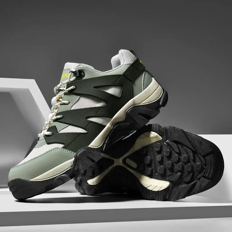 Fashion New Men Anti Slip Wear Resistant Climbing Shoes Forest Training Breath Travel Shoes for Men Outdoor Casual Sneakers Size 39-48