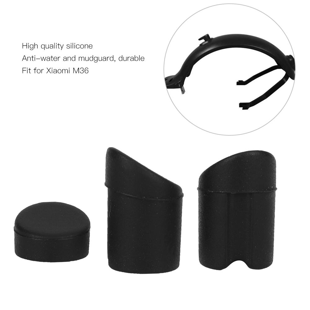 5 Sets Mudguard Screw Slicone Stopper Electric Skateboard Scooter Fender Accessories for Xiaomi