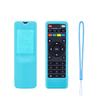 Silicone Cover for DOMYBOX DB52C7 Remote, Textured Grip Sleeve with Wrist Lanyard and Button Window for Home Use