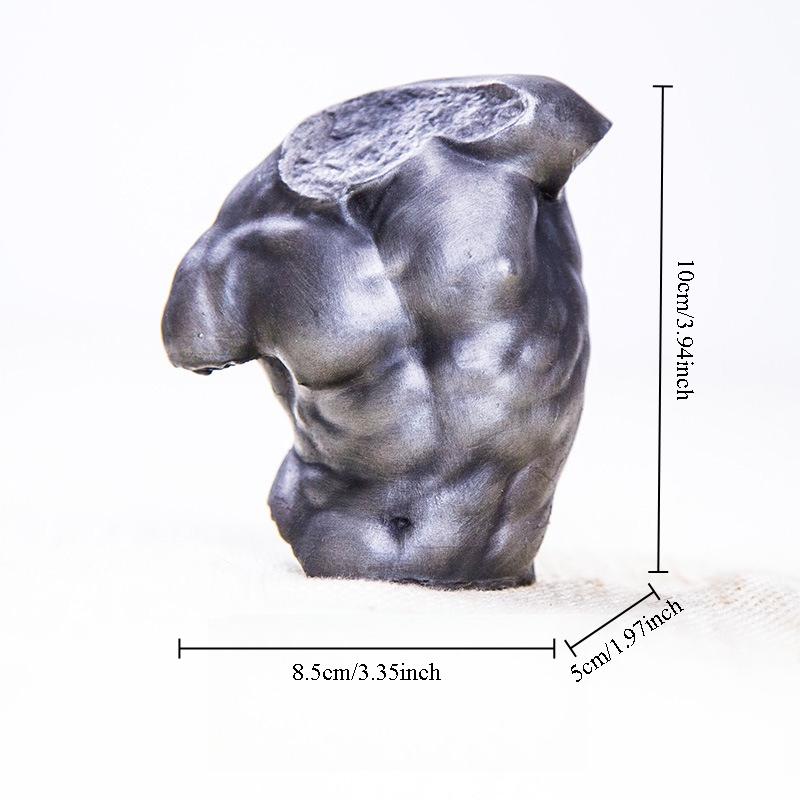 Europäische männliche Körperfigur Retro Charakter Statue Kreative Heimkunst Dekoration Wohnzimmer Büro Schreibtisch Weinschrank Ornament