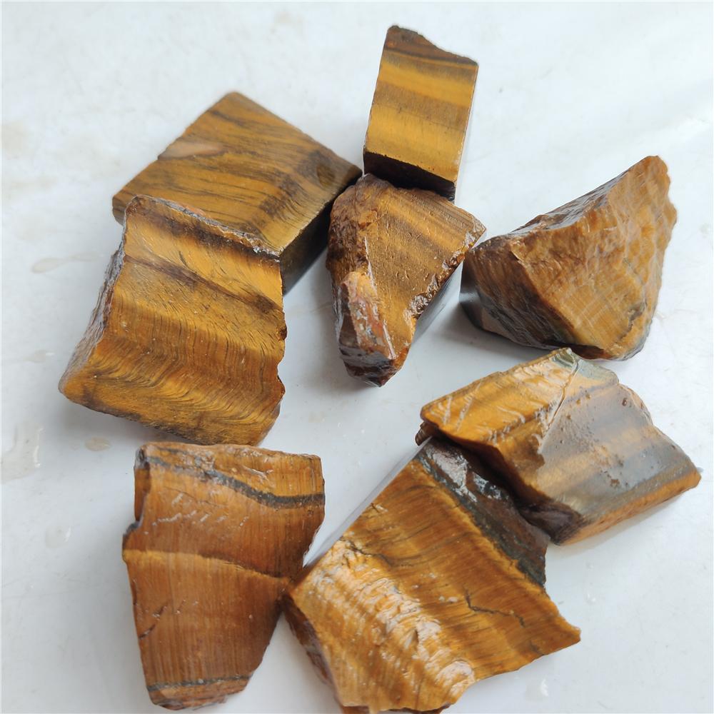 Naturalny Tygrysie Oko Surowy Kamień Surowy Kryształ Kwarcowy Reiki Uzdrawiająca Skała Mineralna Próbka Aromatycznej Dyfuzji Mineralnej Próbki