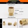 Copper Reducing Threaded Coupling Adapter for Male/Female: 1/2", 3/8", 1/4", 1/8" Connector