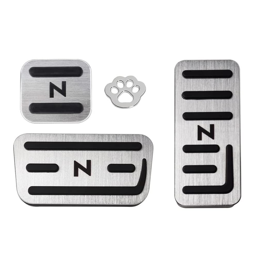 

Futwod Honda N-BOX N-WGN N-VAN N-ONE Pedal Cover Aluminum Pedal Parts HONDA N Series серебряный