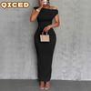 Fashion Summer Spring Solid Color Print Short Sleeve Casual Dresses