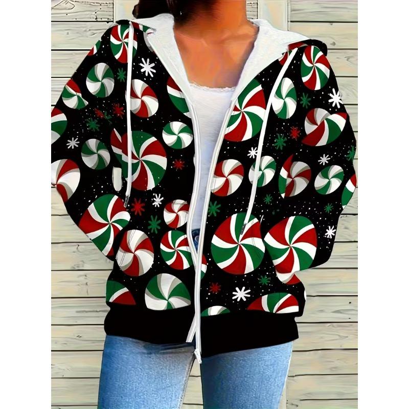 Women's Autumn and Winter Zipper Sweatshirt
