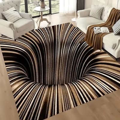 Podložka 3D ilúzia Koberec Protišmykový Stabilný Dizajn Vysoko Absorpčný Rohožka do Vstupnej Chodby Dekoratívny Koberec do Obývacej Izby Spálne Domáca Dekorácia