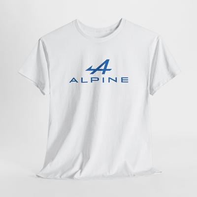T-shirt Alpine – Maglietta da corsa unisex in cotone per uomini, donne o fan della Formula 1